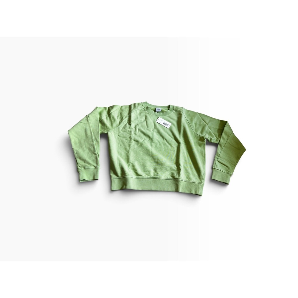 Outdoor Voices Cotton Terry Crewneck Sweatshirt S Jade Green W300953-CTT-JDE